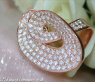 Extravagant Diamond Ring in Rose Gold 18k