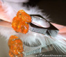Extravagant Fire Opal Ring with Diamonds