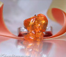 Extravagant Fire Opal Ring with Diamonds