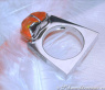 Extravagant Fire Opal Ring with Diamonds