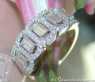 Precious Eternity Ring with Emerald Cut Diamonds