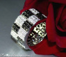 Minimalist Eternity Ring with Black & White Diamonds