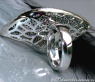 Opulent Black & White Diamond Leaf Style Ring