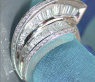 Terrific Diamond Ring in White gold 18k