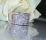 Luxurious Diamond Band with Princess Diamonds (3,04 ct.)