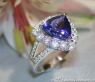 Premium Tanzanite Ring with Diamonds