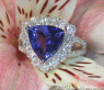 Premium Tanzanite Ring with Diamonds