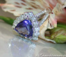 Premium Tanzanite Ring with Diamonds