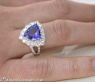 Premium Tanzanite Ring with Diamonds