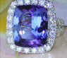 Excellent Tanzanite Diamond Ring