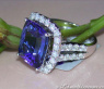 Excellent Tanzanite Diamond Ring