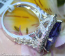 Excellent Tanzanite Diamond Ring