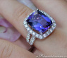 Excellent Tanzanite Diamond Ring