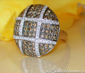 Extravagant Brown & White Diamond Ring