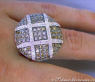 Extravagant Brown & White Diamond Ring
