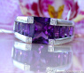 Extravagant Amethyst Ring with Diamonds