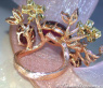 Spectacular Pink Tourmaline Diamond Blossom Ring