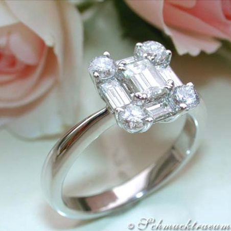 Picture perfect Diamond Ring (Square Design)
