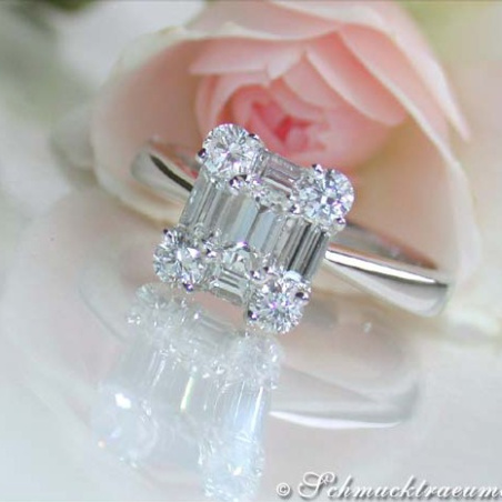 Picture perfect Diamond Ring (Square Design)
