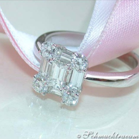 Picture perfect Diamond Ring (Square Design)
