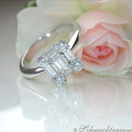 Picture perfect Diamond Ring (Square Design)
