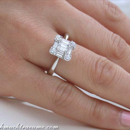 Picture perfect Diamond Ring (Square Design)