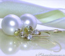 Simple Hanging Earrings with Southsea Pearls