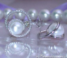 Fabulous Southsea Pearl Earrings with Diamonds