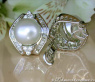 Giant Southsea Pearl Earrings with Diamonds (13,5 - 14 mm)