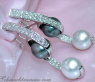Terrific Tahitian Pearl & South Sea Pearl Earrings