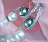Terrific Tahitian Pearl & South Sea Pearl Earrings