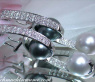 Terrific Tahitian Pearl & South Sea Pearl Earrings