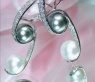 Terrific Tahitian Pearl & South Sea Pearl Earrings
