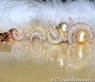 Stunning Dangling Earrings with Golden Southsea Pearls and Diamonds