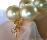 Timeless Golden Southsea Pearl Studs