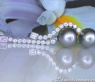 Glorious Dangling Earrings with Tahitian Pearls & Diamonds