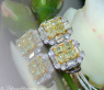 Gorgeous Yellow Diamond Stud Earrings