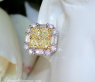 Gorgeous Yellow Diamond Stud Earrings