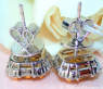 Gorgeous Yellow Diamond Stud Earrings