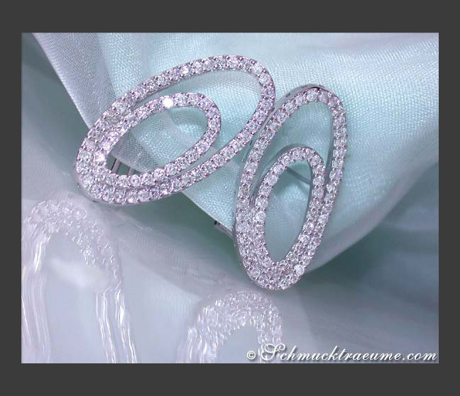 Pretty Diamond Ellipse Earrings Pretty Diamond Ellipse Earrings