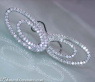 Pretty Diamond Ellipse Earrings