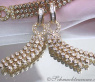 Splendid Dangling Earrings with Diamonds in Yellow gold 14k