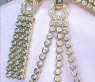 Splendid Dangling Earrings with Diamonds in Yellow gold 14k