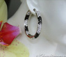 Attractive Hoops with Black & White Diamonds