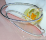 Oval Diamond Hoops
