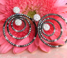 Unmissable Black & White Diamond Earrings