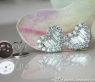Pretty Diamond Heart Stud Earrings