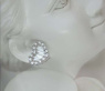 Pretty Diamond Heart Stud Earrings