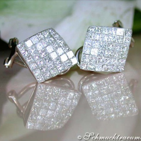 Princess Diamant Ohrstecker