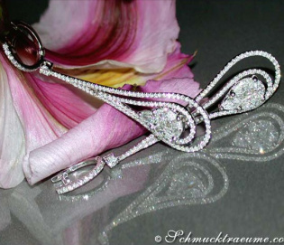 High-end Diamond Dangling Earrings (Illusion Design)